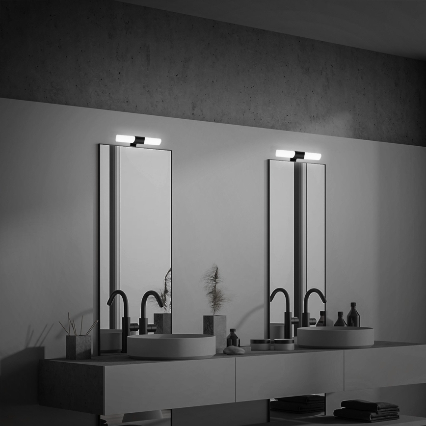 Briloner - LED oświetlenie lustra łazienkowego LED/7W/230V 4000K IP44 32 cm czarne
