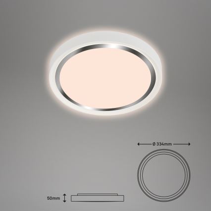 Briloner - LED Plafon KAHIKO LED/15W/230V biały