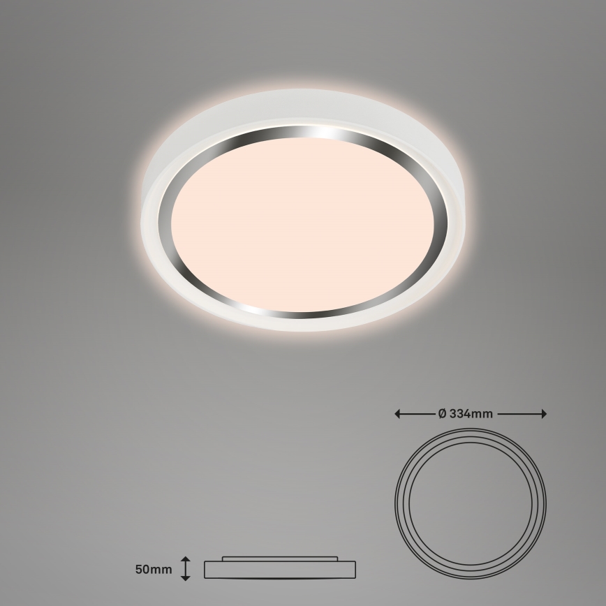 Briloner - LED Plafon KAHIKO LED/15W/230V biały