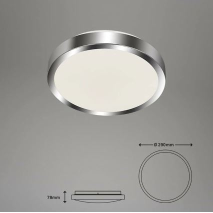 Briloner - LED Plafon łazienkowy SPLASH LED/15W/230V IP44