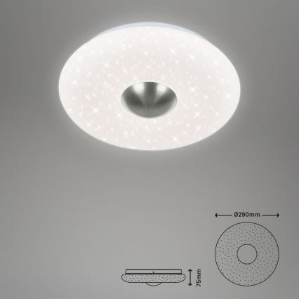 Briloner - LED Plafon NALU LED/12W/230V