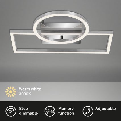 Briloner - LED Plafon ściemnialny FRAMES LED/19W/230V