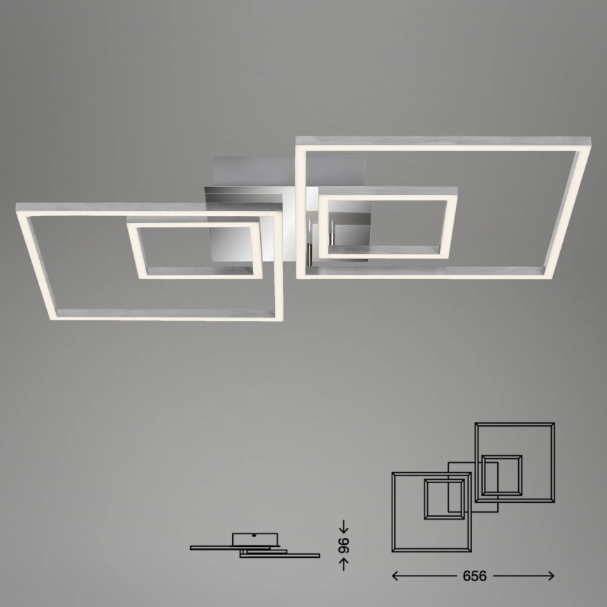 Briloner - LED Plafon ściemnialny FRAMES LED/40W/230V
