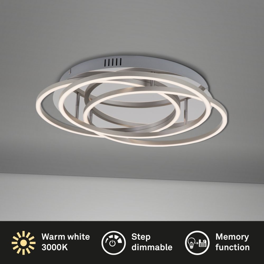Briloner - LED Plafon ściemnialny FRAMES LED/60W/230V chrom błyszczący
