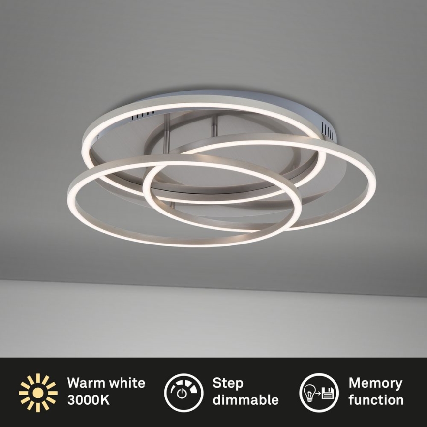 Briloner - LED Plafon ściemnialny FRAMES LED/60W/230V matowy chrom