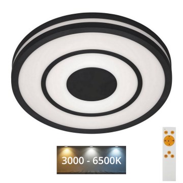 Briloner - LED Plafon ściemnialny RIPPLE LED/24W/230V 3000-6500K + pilot zdalnego sterowania