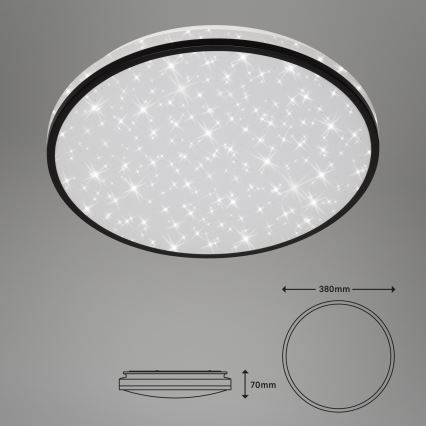 Briloner - LED Plafon STARRY SKY LED/24W/230V