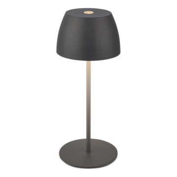 Briloner - LED ściemnialna ładowalna dotykowa lampa stołowa zewnętrzna MINI LED/2,5W/5V IP44 1800 mAh antracyt