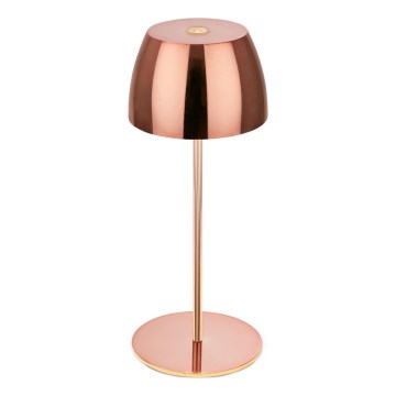 Briloner - LED ściemnialna ładowalna dotykowa zewnętrzna lampka stołowa MINI LED/2,5W/5V IP44 1800 mAh miedziana