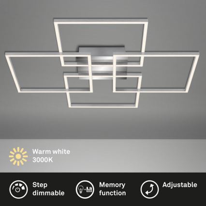 Briloner - LED Ściemnialny żyrandol natynkowy FRAME 4xLED/12W/230V