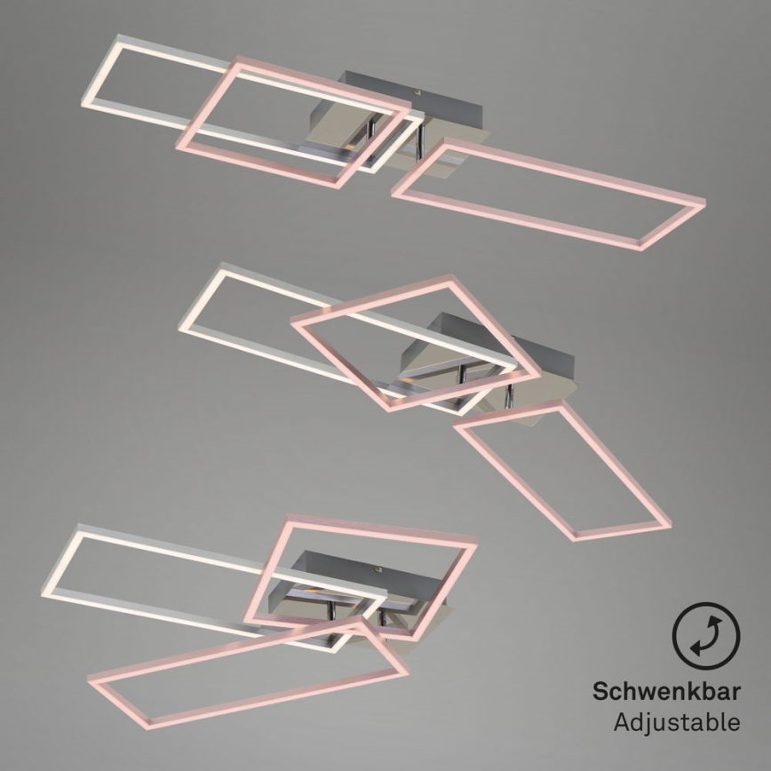 Briloner - LED Ściemnialny żyrandol natynkowy FRAME LED/44W/230V