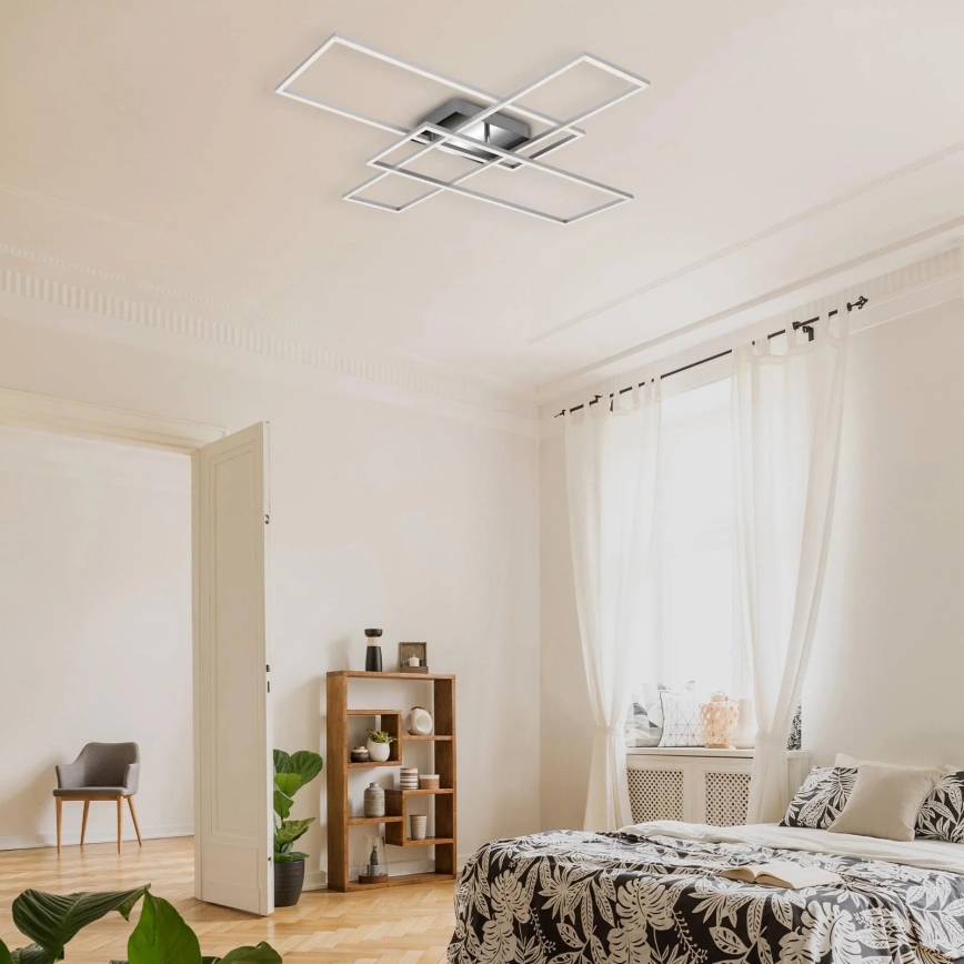 Briloner - LED Ściemnialny żyrandol natynkowy FRAME LED/50W/230V