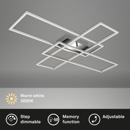 Briloner - LED Ściemnialny żyrandol natynkowy FRAME LED/50W/230V