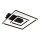 Briloner - Oprawa sufitowa LED FRAME LED/22W/230V 3000K 30x32 cm czarna