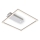 Briloner - Plafon LED z czujnikiem ruchu i zmierzchu FRAME LED/14W/230V 3000K 30x32 cm chrom matowy