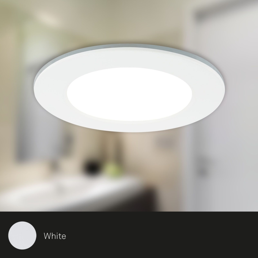 Briloner - ZESTAW 3x LED Ściemnialne wpuszczane oświetlenie łazienkowe LED/4,8W/230V 3000-6500K IP44 + pilot zdalnego sterowania