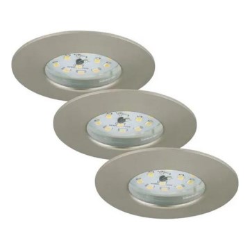 Briloner - ZESTAW 3x LED Regulowane oświetlenie sufitowe do łazienki LED/5,5W/230V IP44