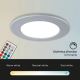Briloner - ZESTAW 3x LED RGBW Ściemnialna łazienkowa oprawa wpuszczana LED/4,8W/230V 3000-6500K IP65 + pilot zdalnego sterowania