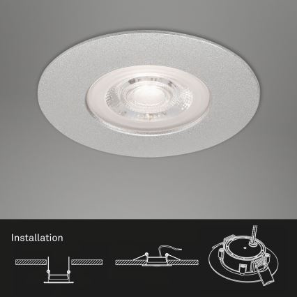 Briloner - ZESTAW 3x LED Ściemnialne oświetlenie łazienkowe LED/4,9W/230V IP44