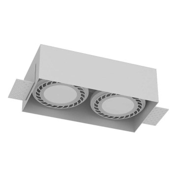 Brosline - Oprawa do sufitu podwieszanego 2xGU10/18W/230V biała
