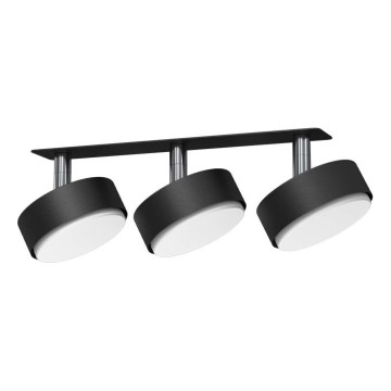 Brosline - Oprawa punktowa sufitowa wpuszczana 3xGX53/9W/230V czarna