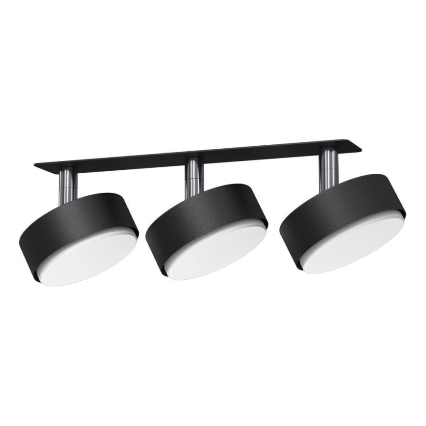 Brosline - Oprawa punktowa sufitowa wpuszczana 3xGX53/9W/230V czarna