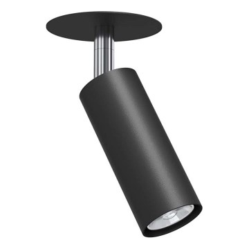 Brosline - Oprawa punktowa wpuszczana do sufitu 1xGU10/4W/230V czarna