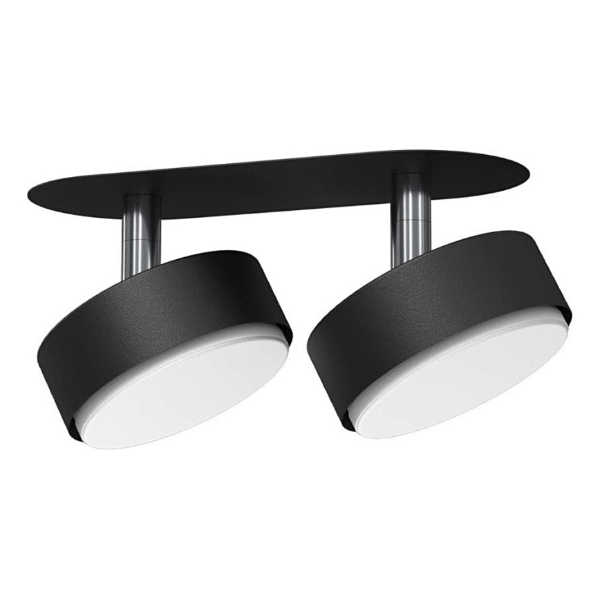 Brosline - Wpuszczana oprawa punktowa 2xGX53/9W/230V czarna