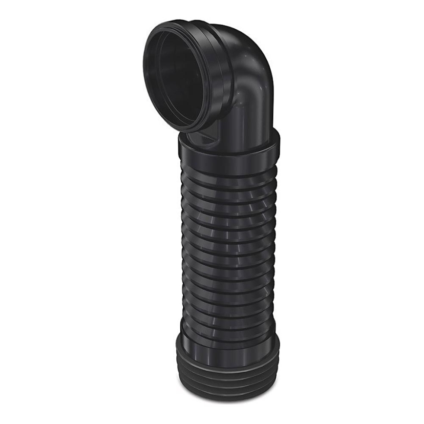 Bruckner - Flexi dopojení do závěsné WC 90° 20,5-37 cm czarny