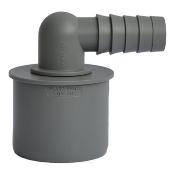 Bruckner - Hose connection koniec corner DN50 19-21 mat. szare
