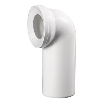 Bruckner - Kolanko 90° do podłączenia do WC 11 cm biały