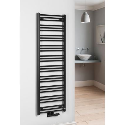 Bruckner - Łazienkowy kaloryfer ALBRECHT 657W/230V 50x157 cm matowy czarny
