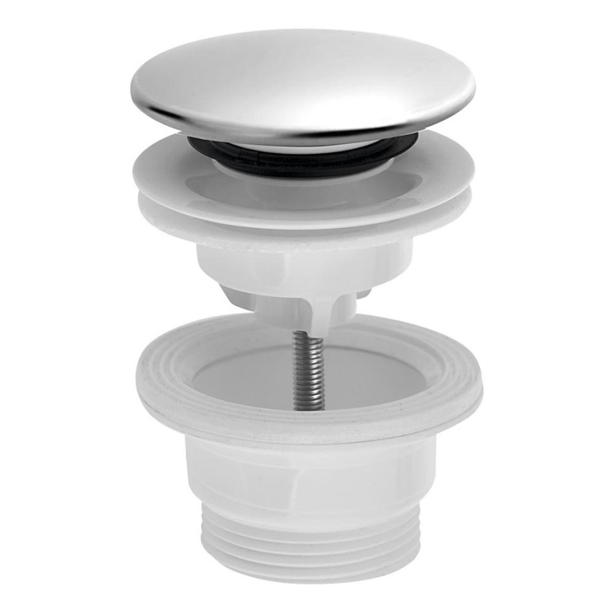 Bruckner - Odpływ do umywalki CLICK-CLACK śr. 6,3 cm stal nierdzewna