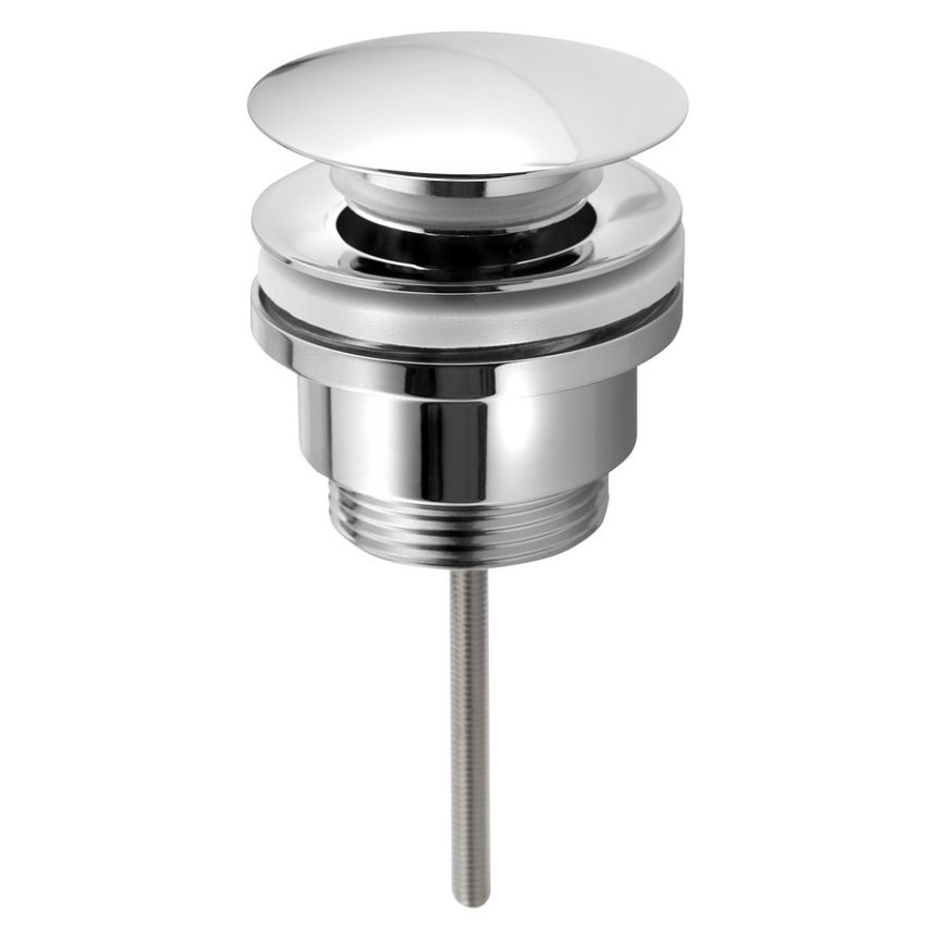 Bruckner - Odpływ umywalkowy bez przelewu CLICK-CLACK śr. 6,4 cm chrom błyszczący