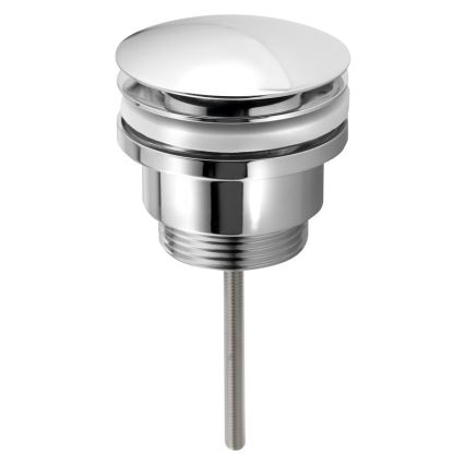 Bruckner - Odpływ umywalkowy bez przelewu CLICK-CLACK śr. 6,4 cm chrom błyszczący