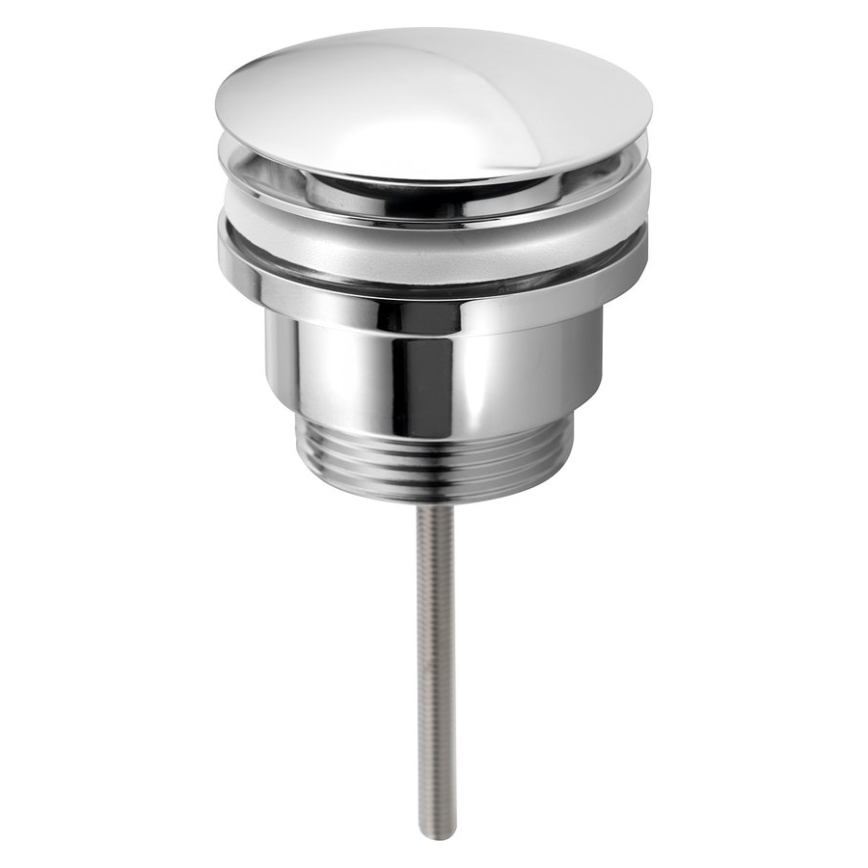 Bruckner - Odpływ umywalkowy bez przelewu CLICK-CLACK śr. 6,4 cm chrom błyszczący
