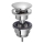 Bruckner - Odpływ umywalkowy bez przelewu CLICK-CLACK śr. 6,4 cm chrom błyszczący