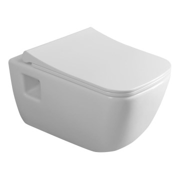 Bruckner - WC wisząca Rimless WALTER ceramika/biały