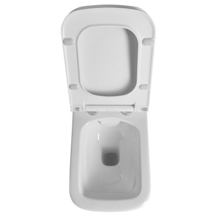 Bruckner - WC wisząca Rimless WALTER ceramika/biały