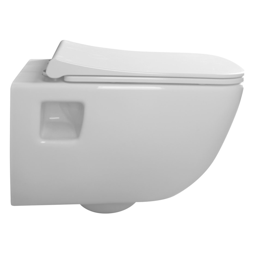 Bruckner - WC wisząca Rimless WALTER ceramika/biały
