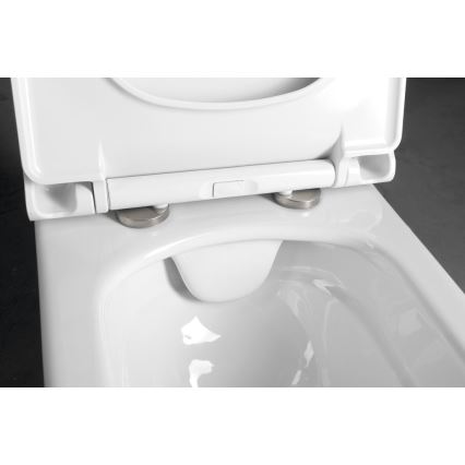 Bruckner - WC wisząca Rimless WALTER ceramika/biały