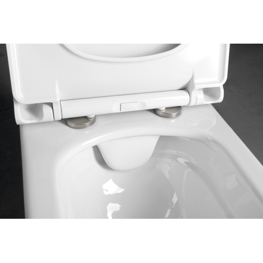 Bruckner - WC wisząca Rimless WALTER ceramika/biały