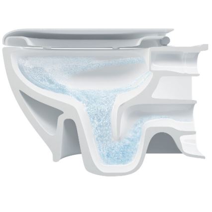 Bruckner - WC wisząca Rimless WALTER ceramika/biały