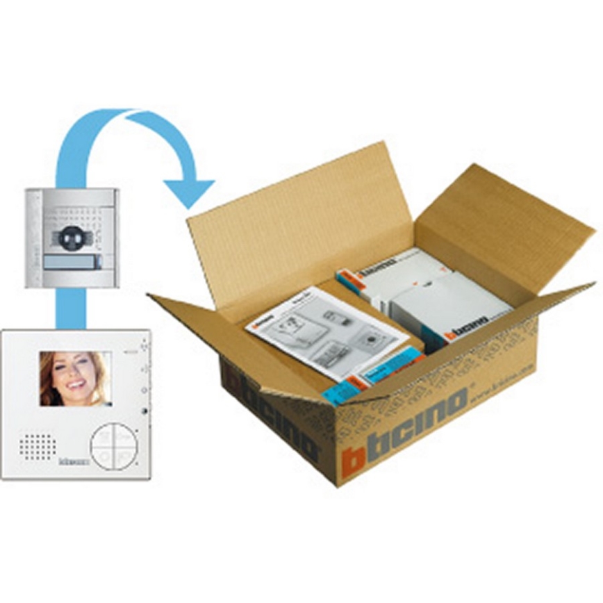 Bticino 366511 - Wideo dzwonek bezprzewodowy + panel wejściowy Class 100 kolorowy