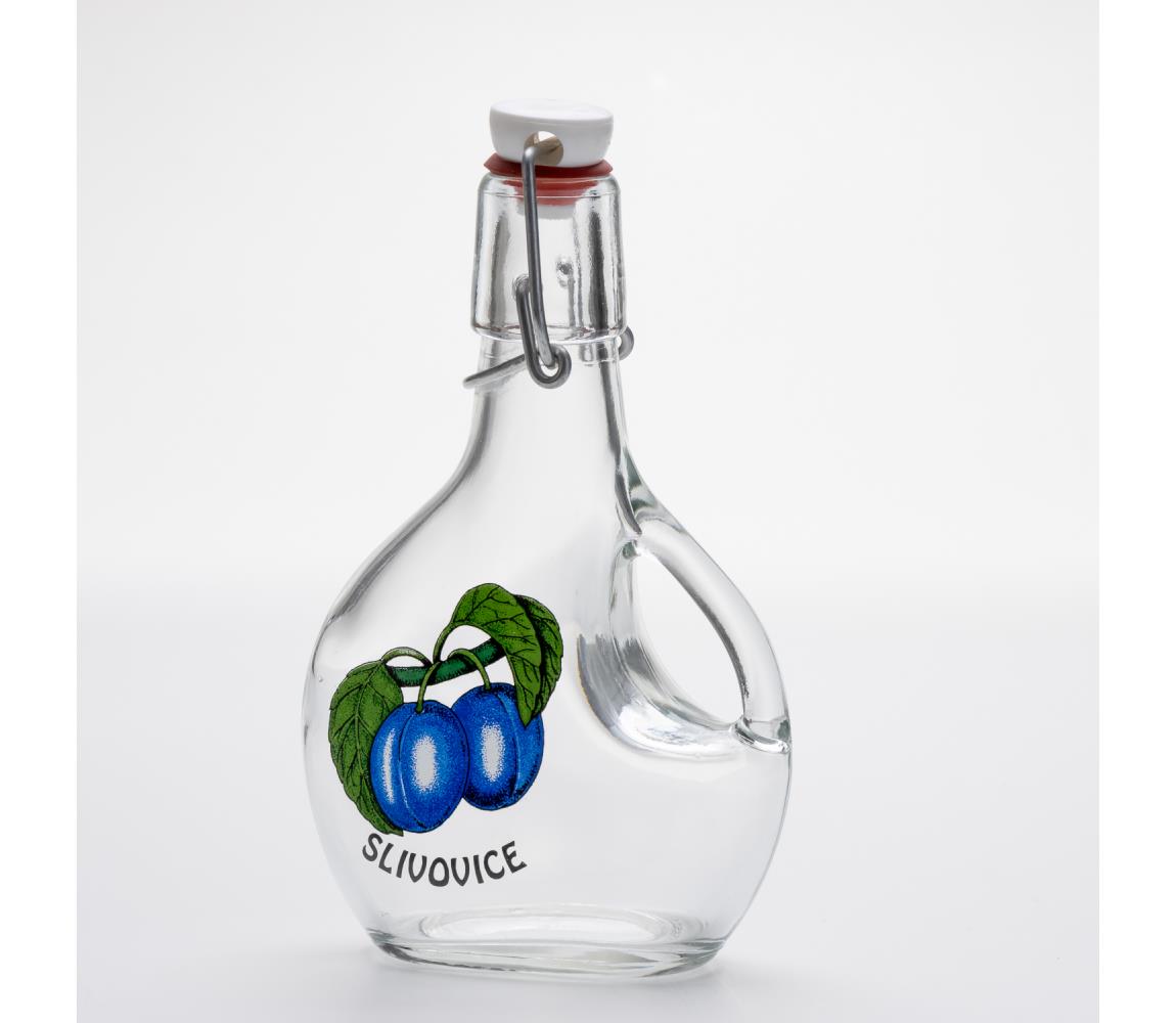 Butelka szklana 0,2 l śliwki