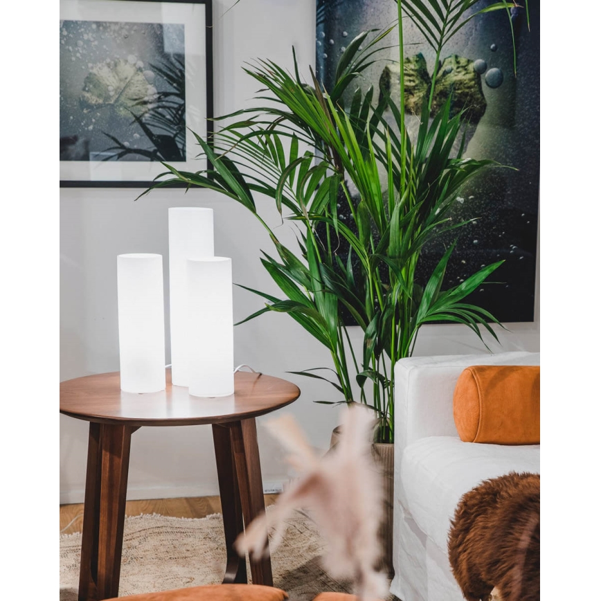 ByRydens - Lampa stołowa FLAKE 1xE27/8W/230V biała