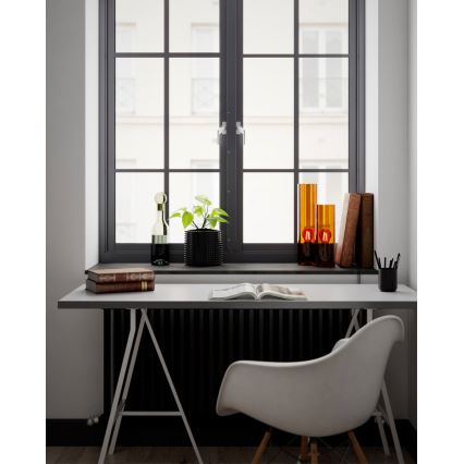 ByRydens - Lampa stołowa FLAKE 1xE27/8W/230V brązowa/przydymiona