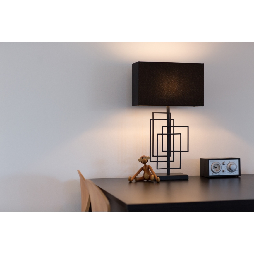 ByRydens - Lampa stołowa PARAGON 1xE27/5W/230V czarna