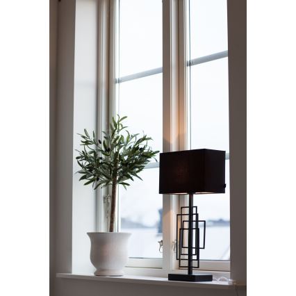 ByRydens - Lampa stołowa PARAGON 1xE27/5W/230V czarna