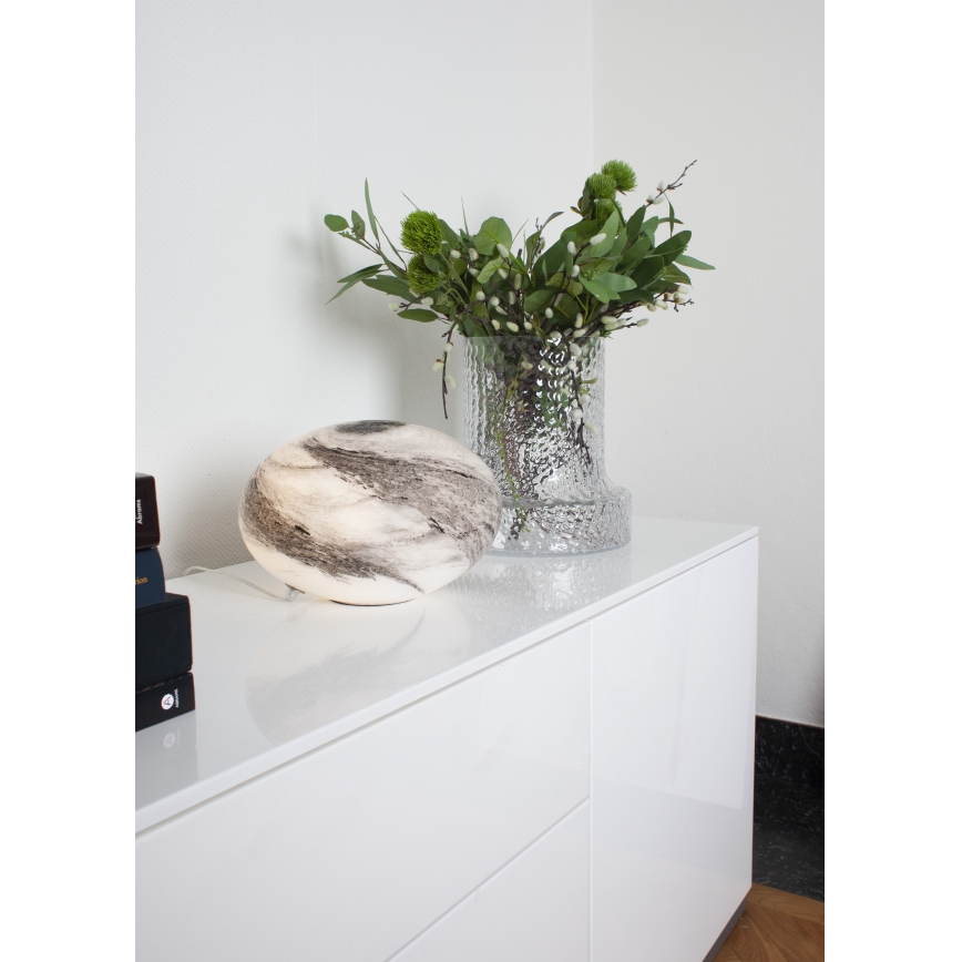 ByRydens - Lampa stołowa MIRA 1xE14/5W/230V szara